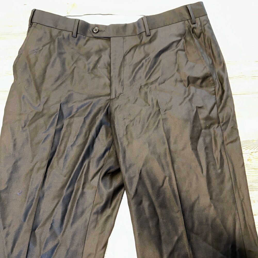 Santorelli Roma Loro Piana Serge Pants 1900LP Super 110s Trousers Mens 38. 12